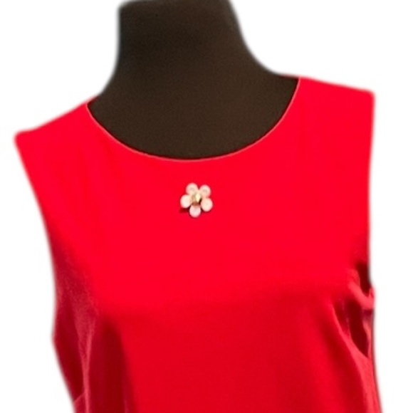 SCAPA Lauren Perre Women's Red Casual Dress, Small - Picture 7 of 8